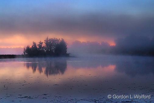 Foggy Sunrise_13348-50.jpg - Photographed along the Rideau Canal Waterway near Smiths Falls, Ontario, Canada.